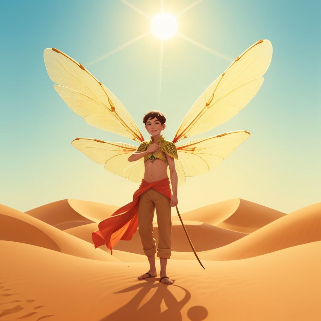Yusuf the Dragonfly and the Journey Across the Desert